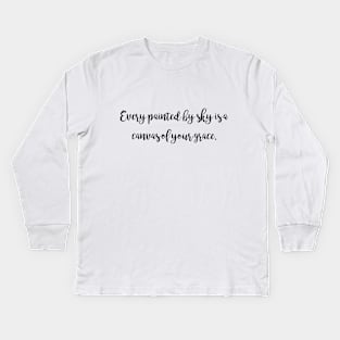 So will i grace Kids Long Sleeve T-Shirt